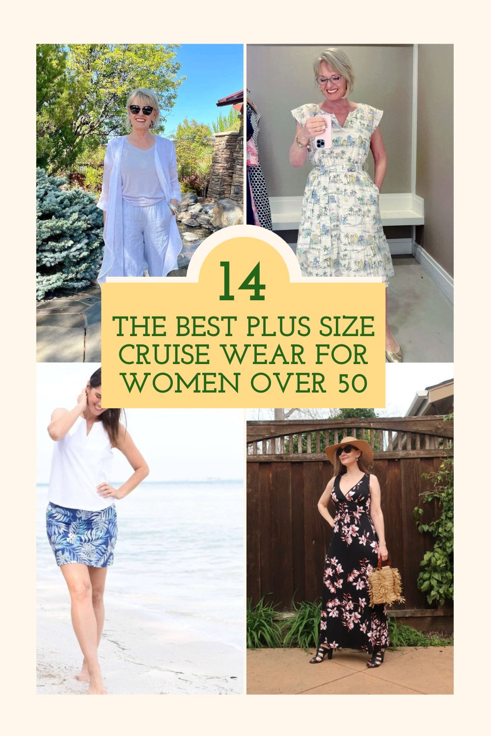 The Best Plus Size Cruise Wear for Women Over 50