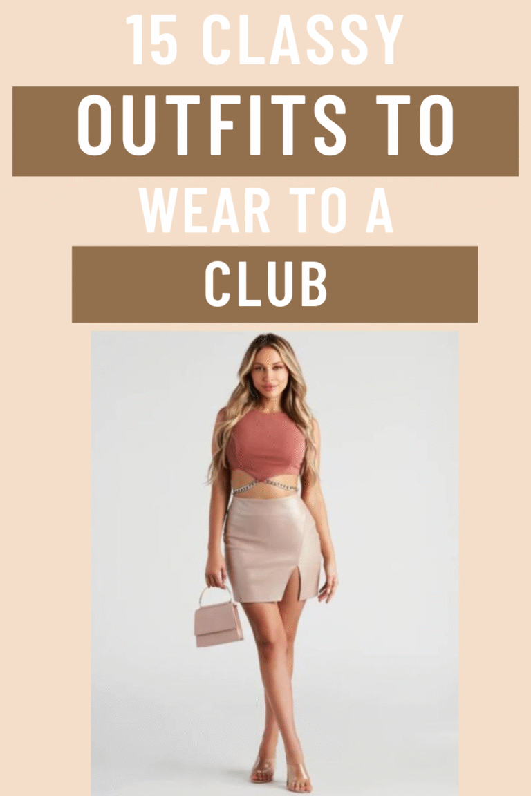 15 Classy Outfits to Wear to a Club