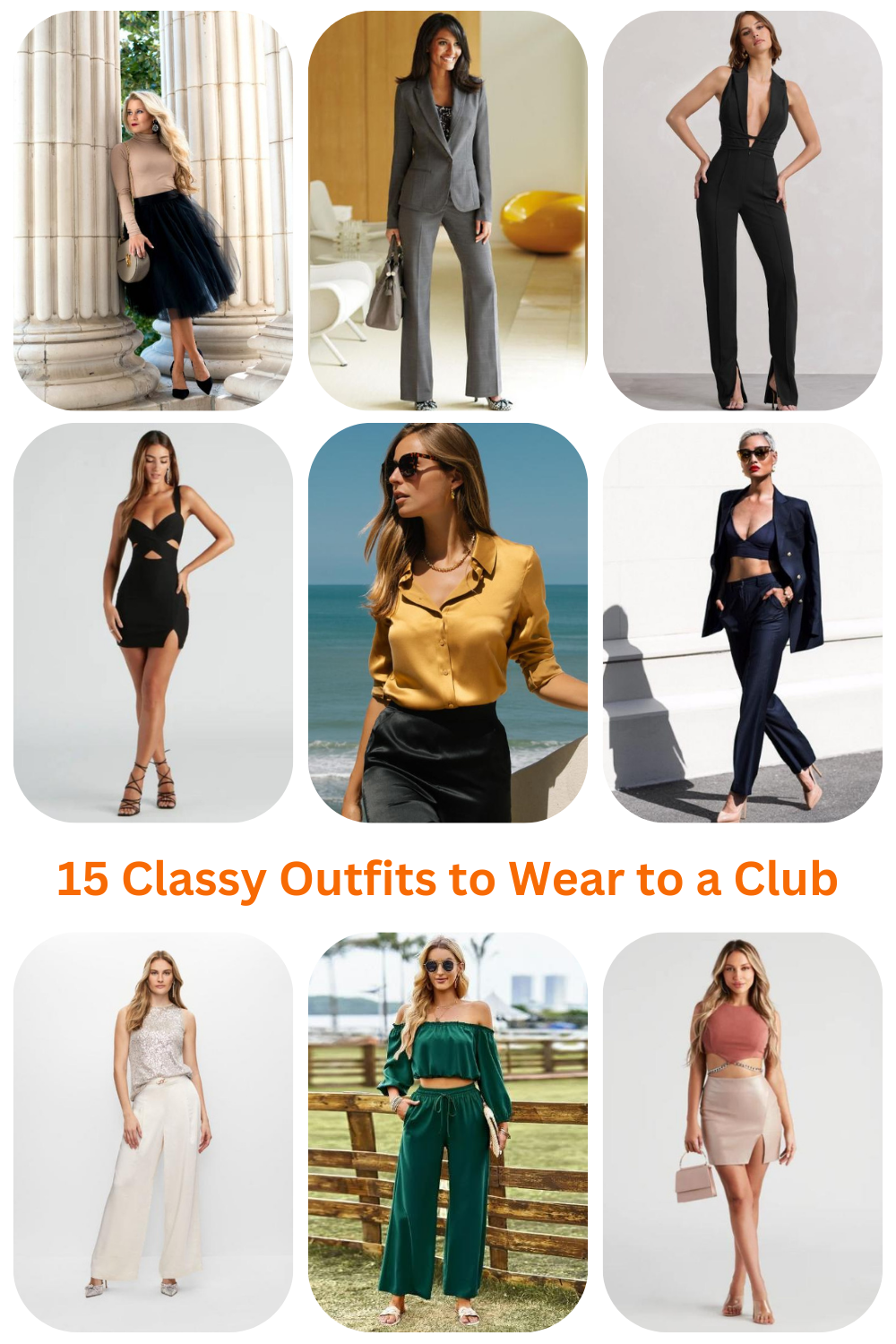 15 Classy Outfits to Wear to a Club