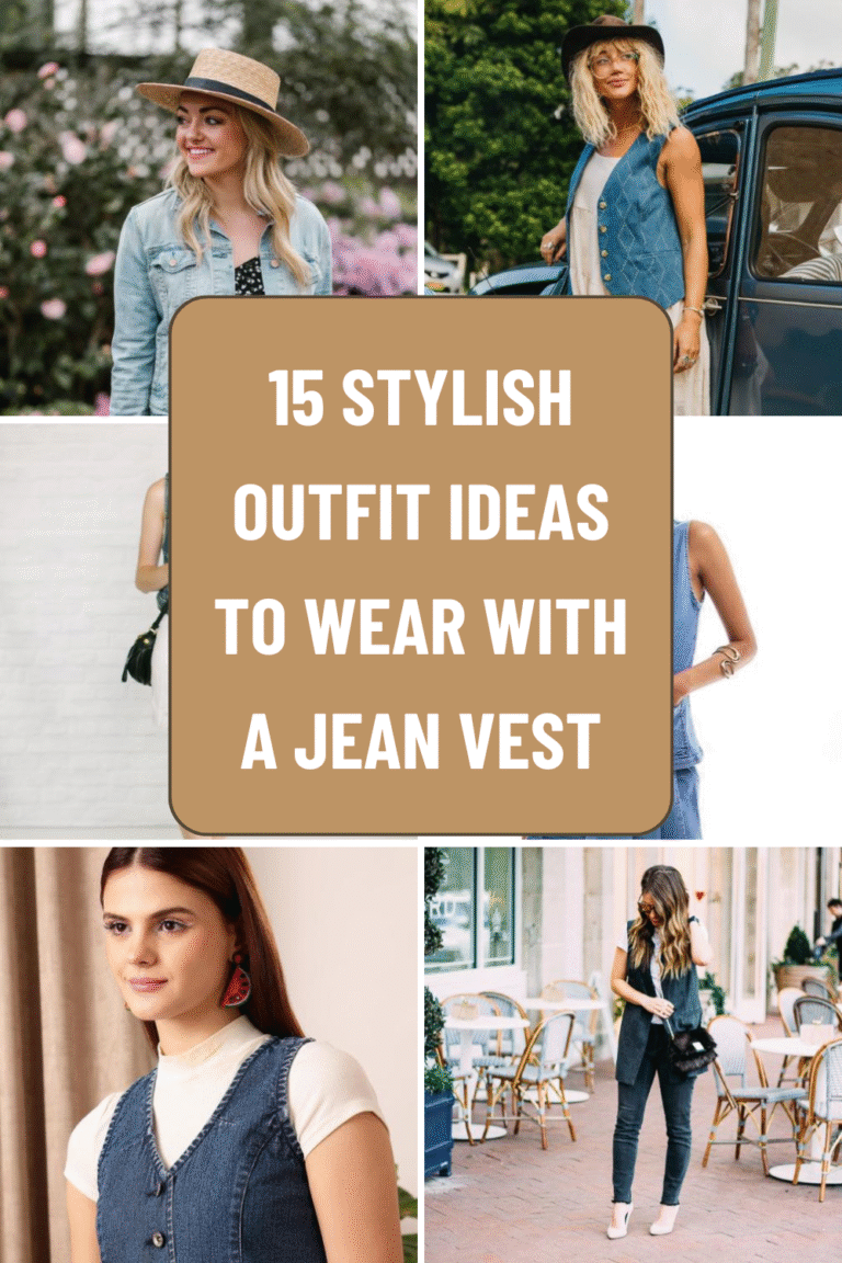 15 Stylish Outfit Ideas to Wear with a Jean Vest
