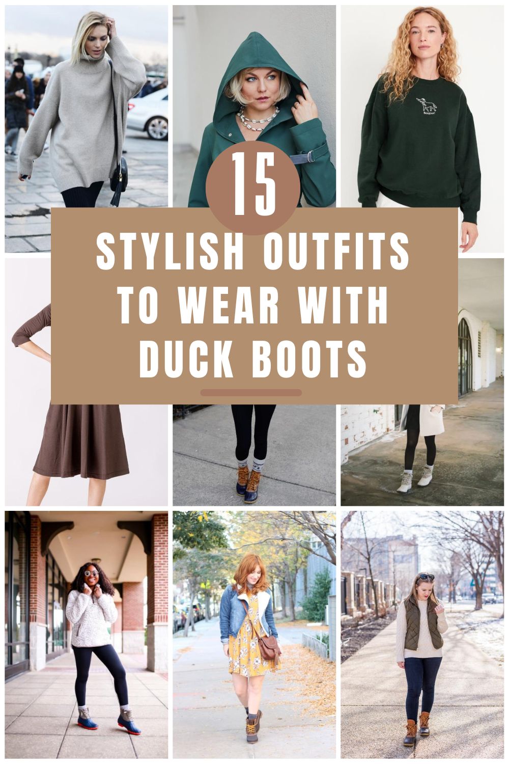 15 Stylish Outfits to Wear with Duck Boots