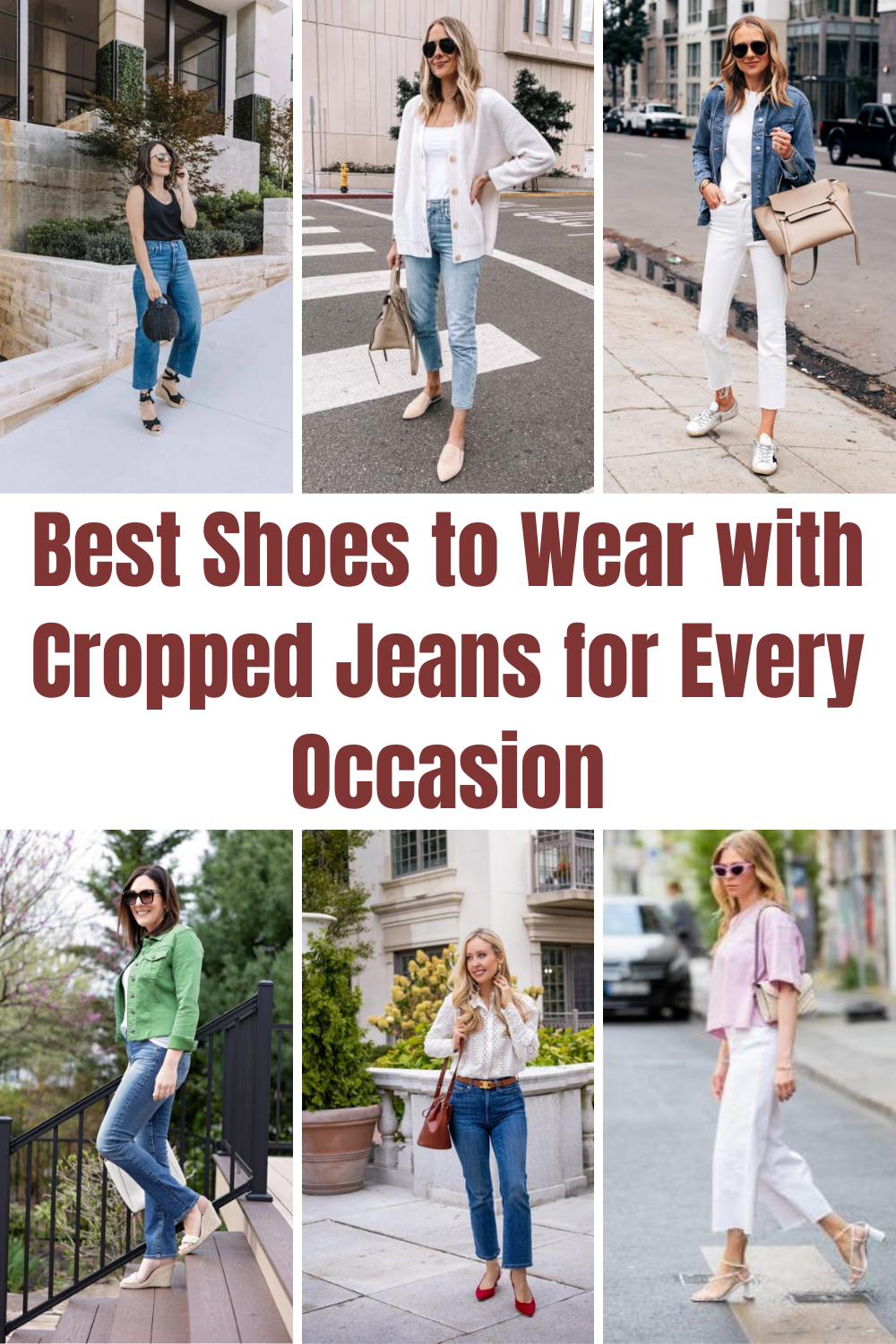 Best Shoes to Wear with Cropped Jeans for Every Occasion