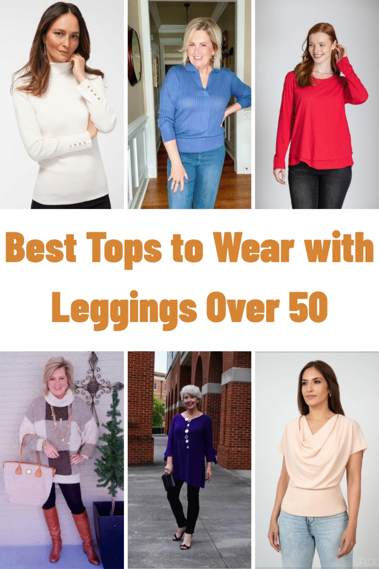 Best Tops to Wear with Leggings Over 50