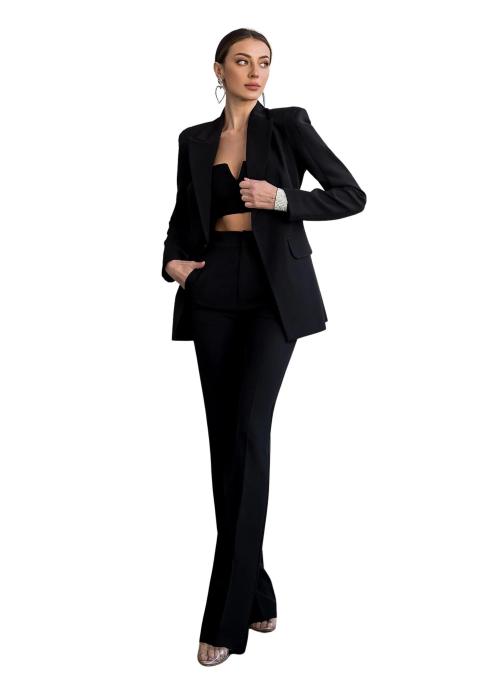 Black or Dark-Colored Pantsuit