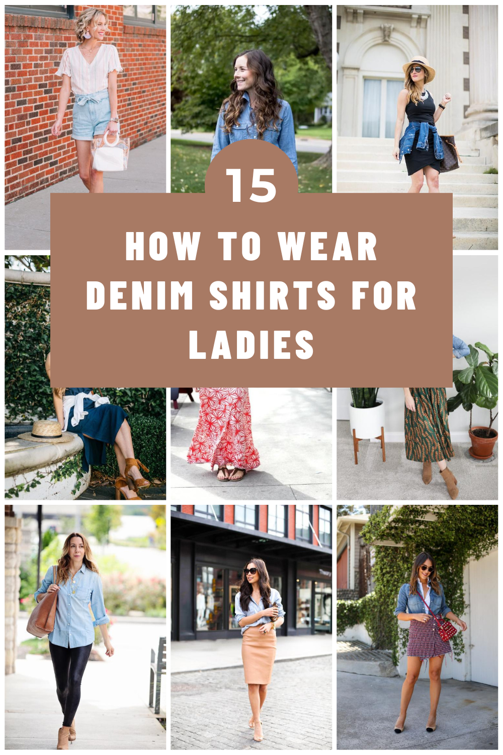 How to Wear Denim Shirts for Ladies