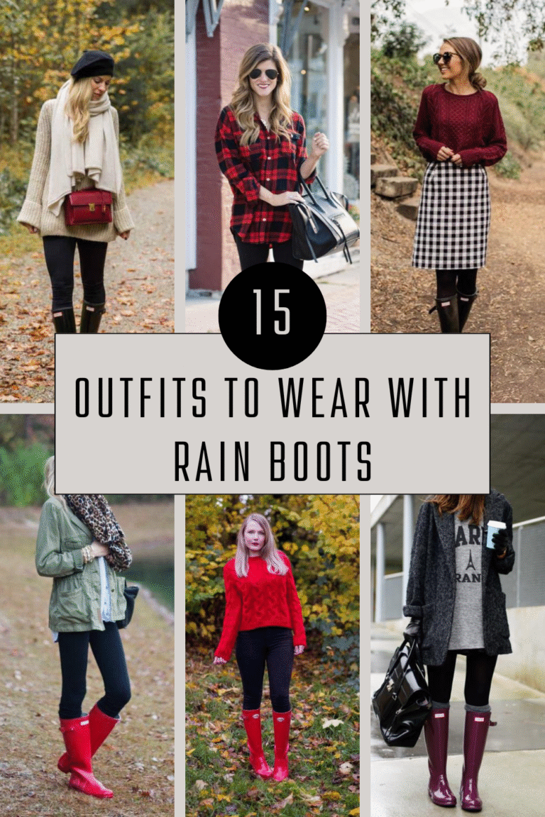 Outfits to Wear with Rain Boots