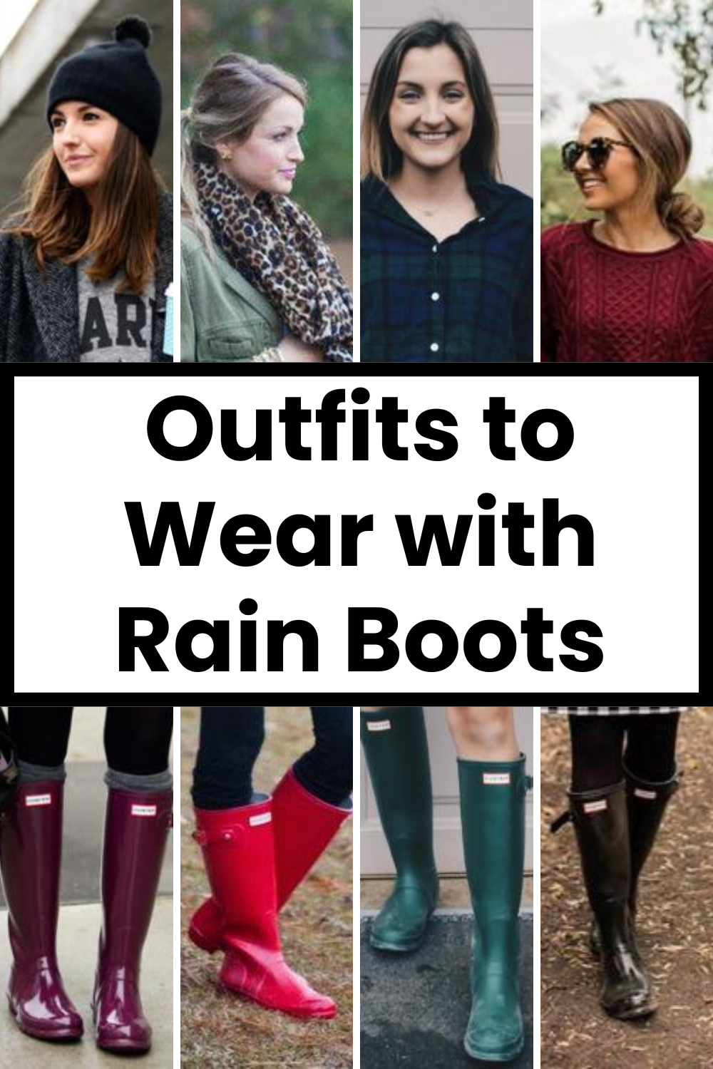 Outfits to Wear with Rain Boots