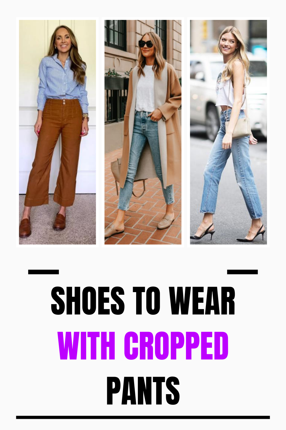 Shoes to Wear with Cropped Pants