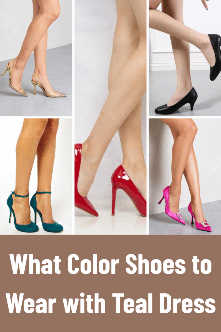 What Color Shoes to Wear with Teal Dress