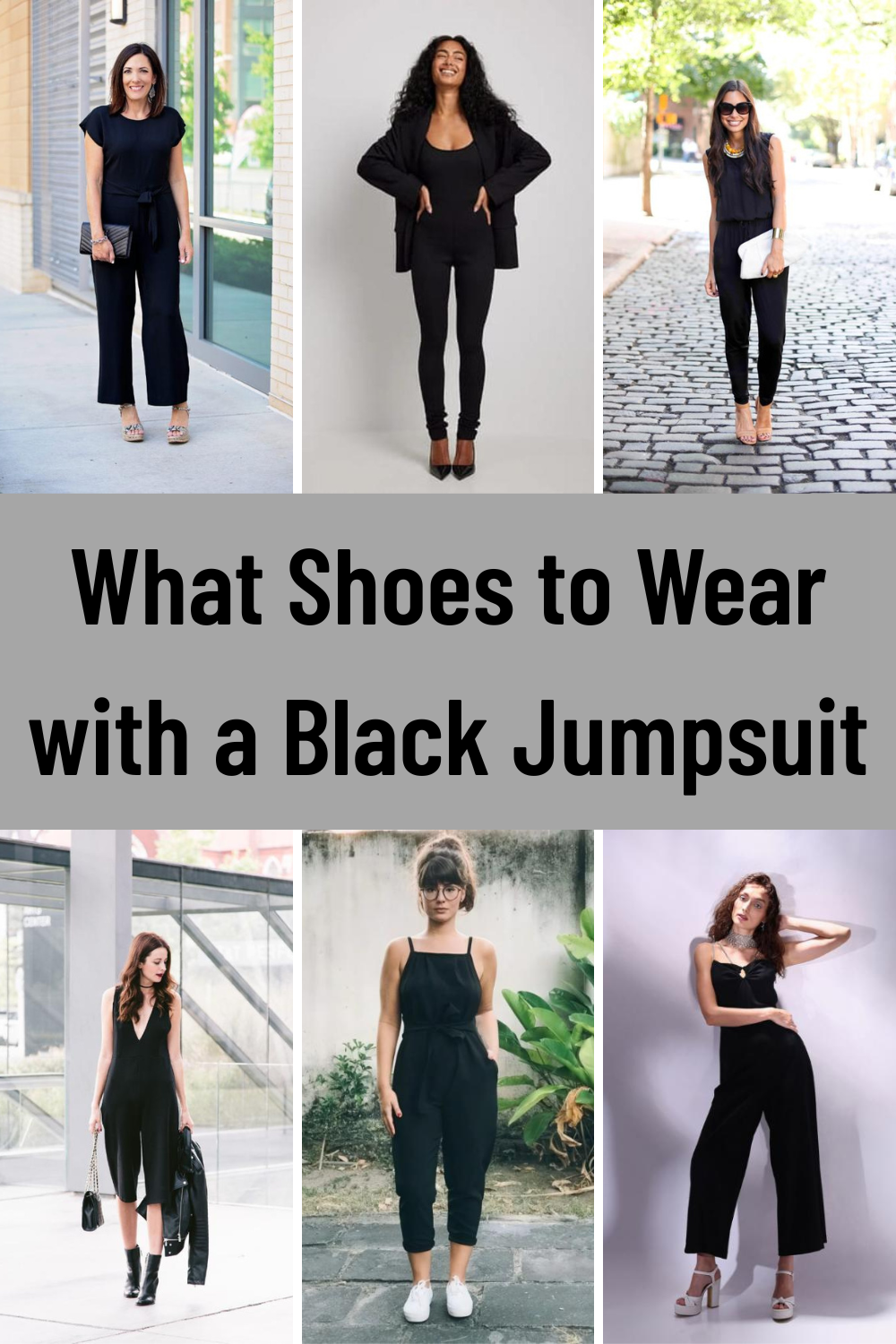 What Shoes to Wear with a Black Jumpsuit