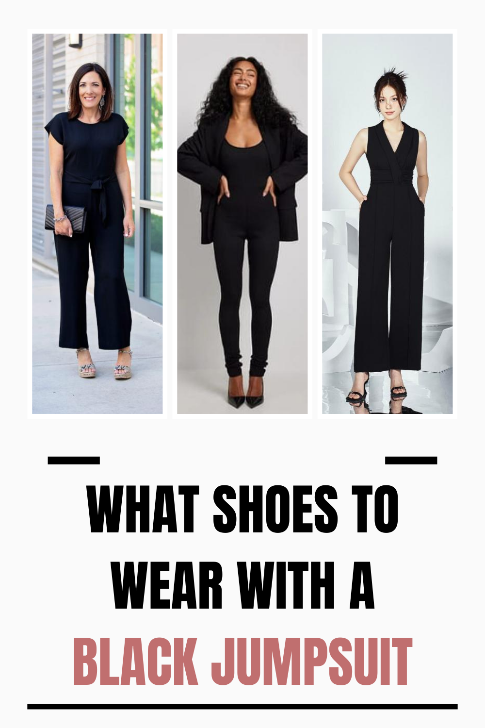 What Shoes to Wear with a Black Jumpsuit