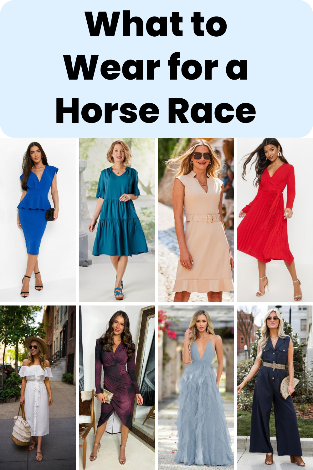 What to Wear for a Horse Race