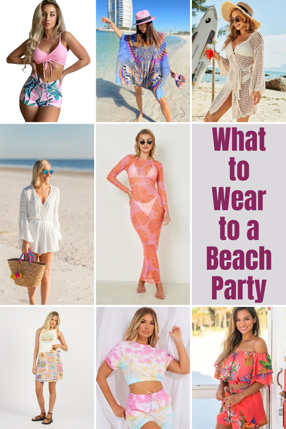 What to Wear to a Beach Party