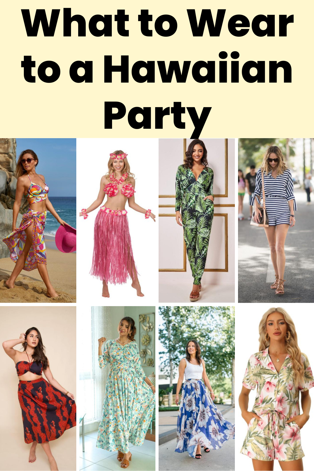 What to Wear to a Hawaiian Party
