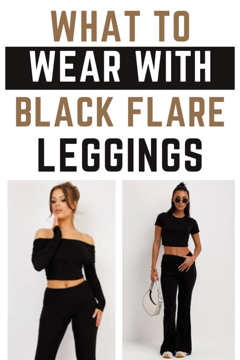 What to Wear with Black Flare Leggings