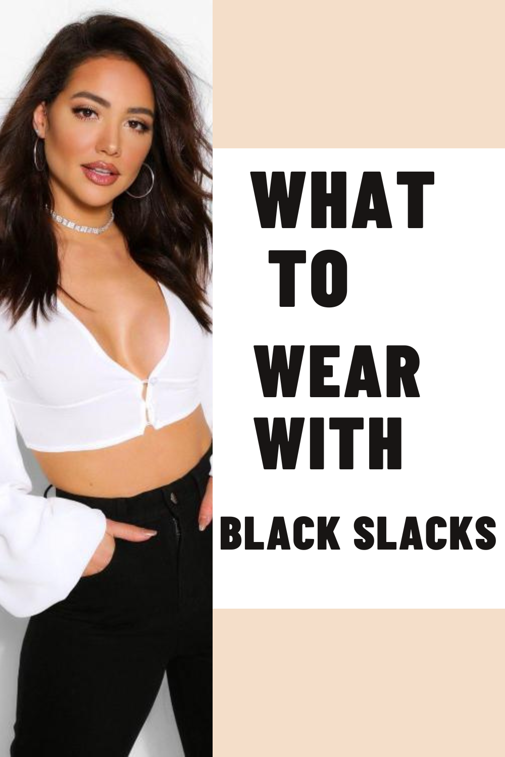 What to Wear with Black Slacks