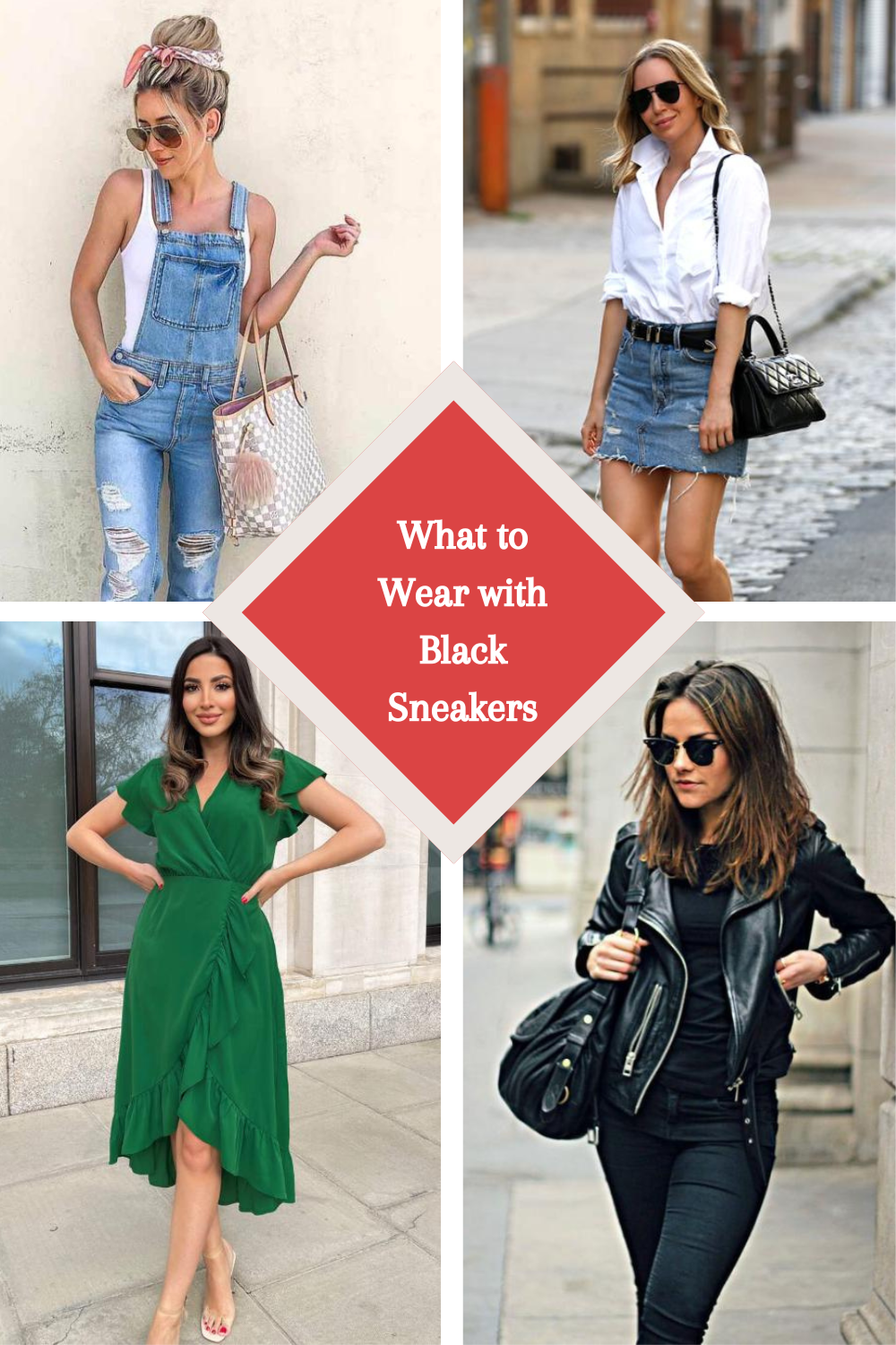 What to Wear with Black Sneakers