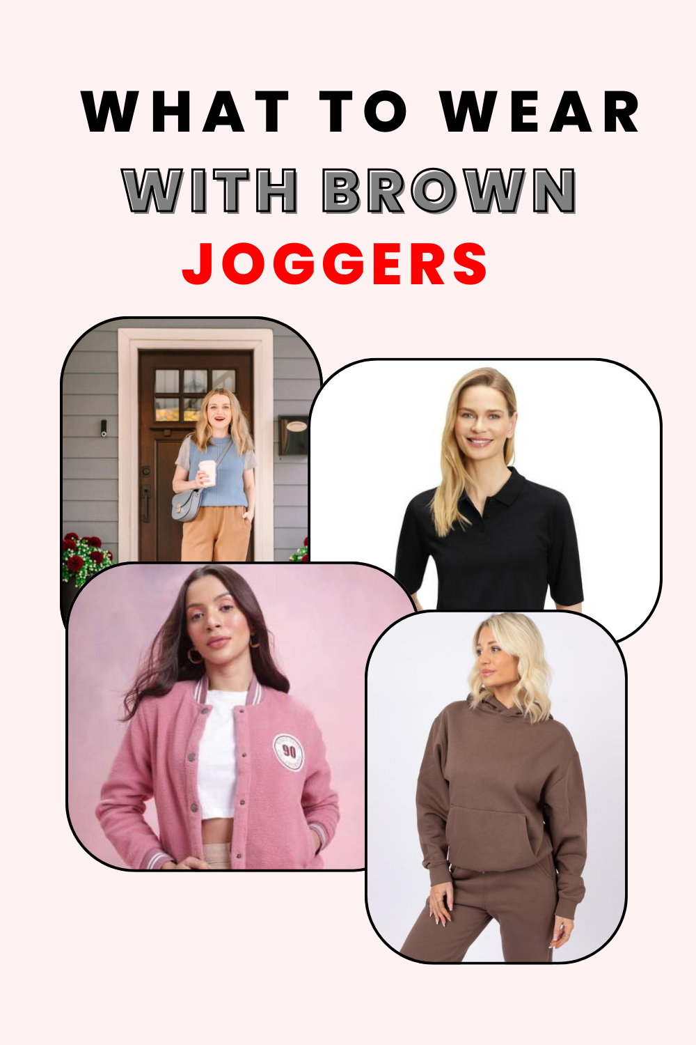What to Wear with Brown Joggers