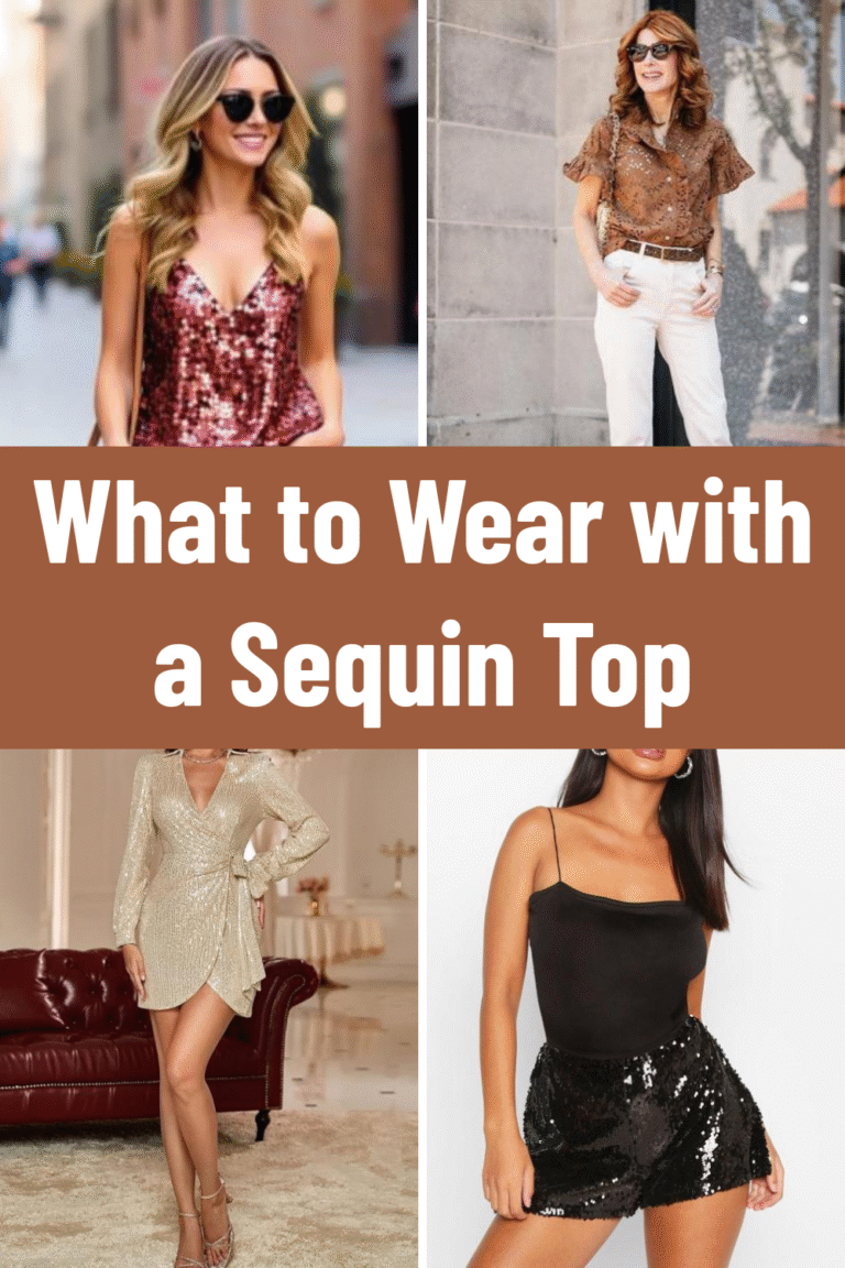 What to Wear with a Sequin Top