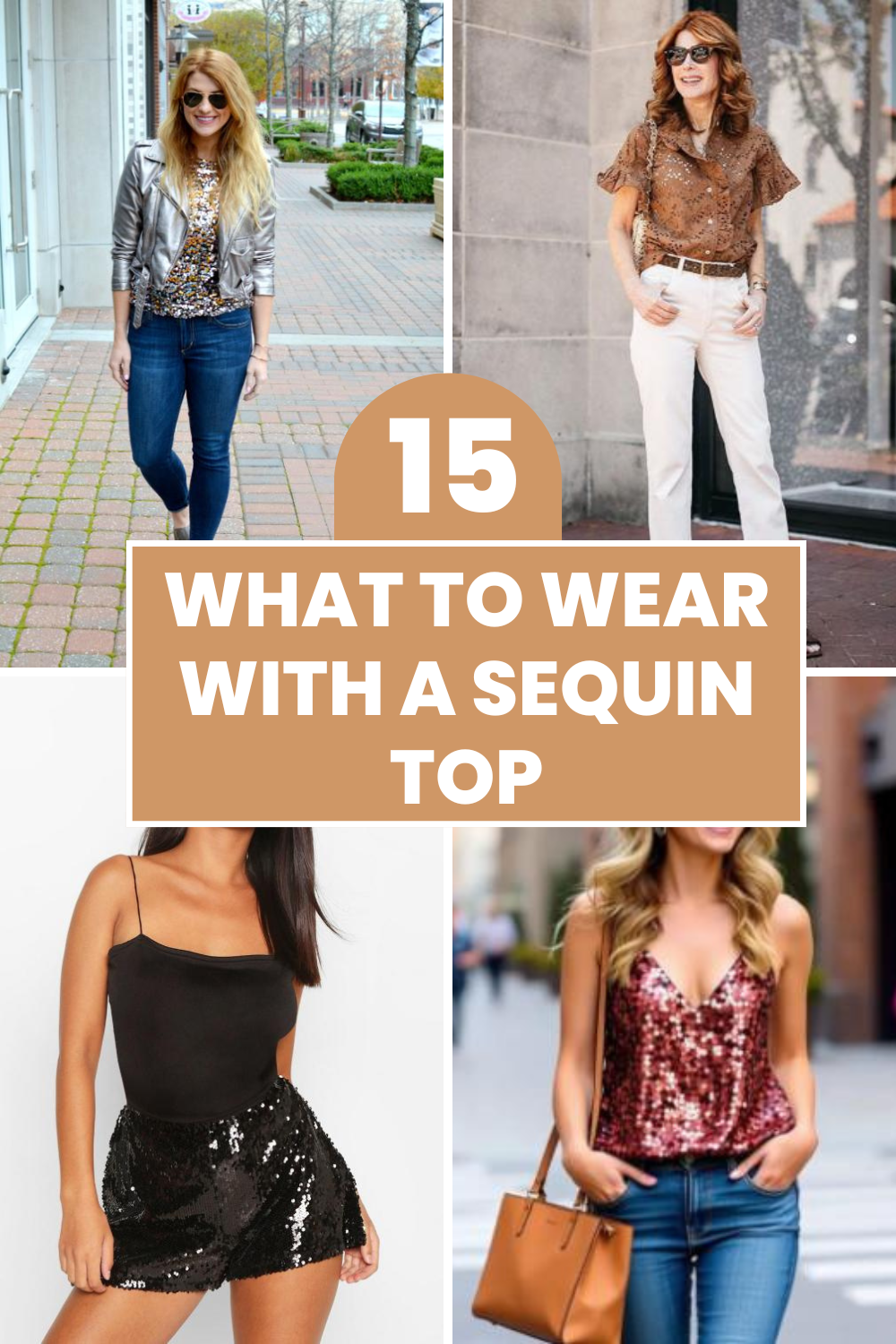 What to Wear with a Sequin Top