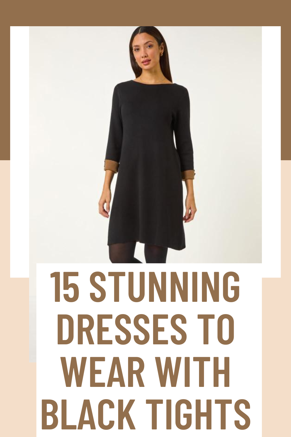 15 Stunning Dresses to Wear with Black Tights