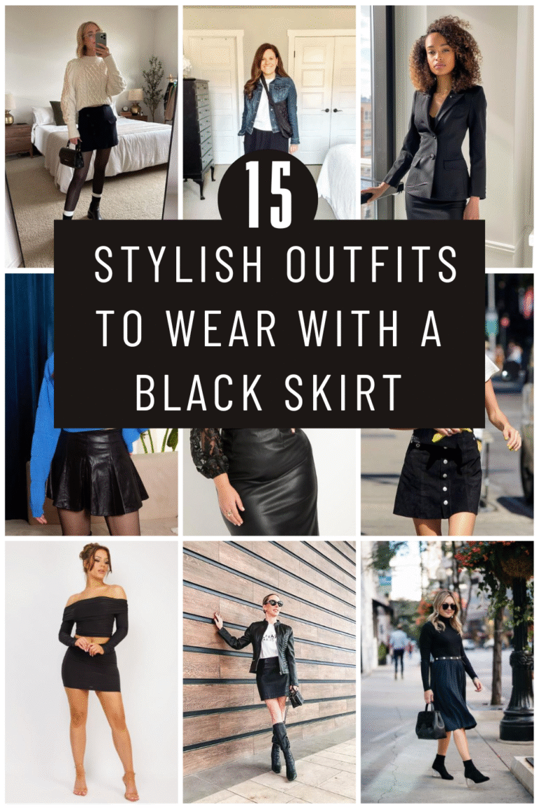 15 Stylish Outfits to Wear with a Black Skirt