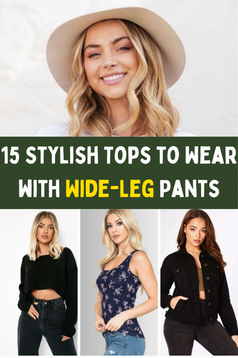 15 Stylish Tops to Wear with Wide-Leg Pants