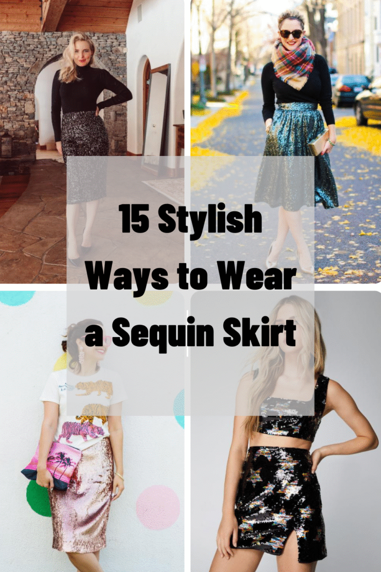 15 Stylish Ways to Wear a Sequin Skirt