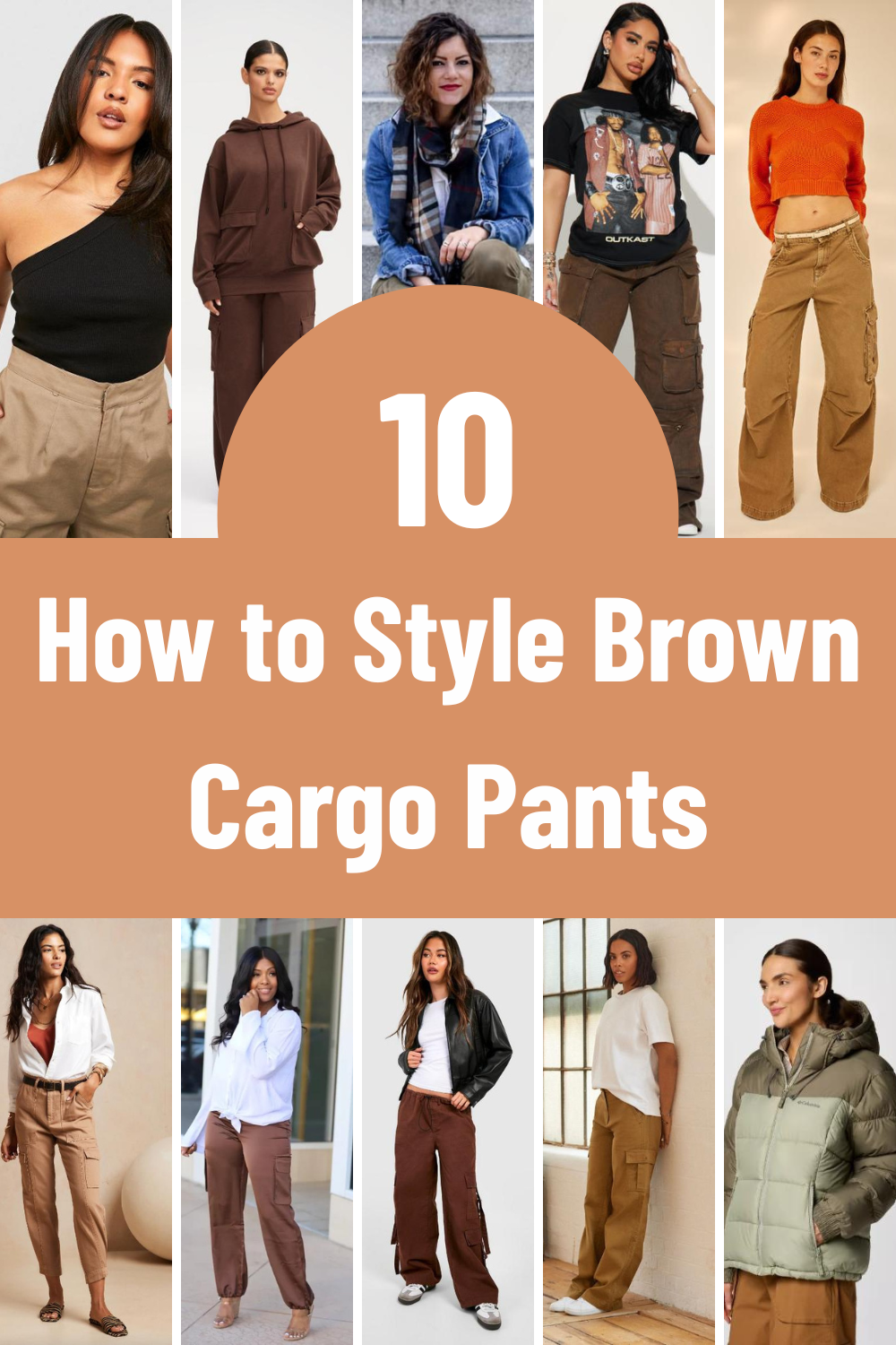 How to Style Brown Cargo Pants