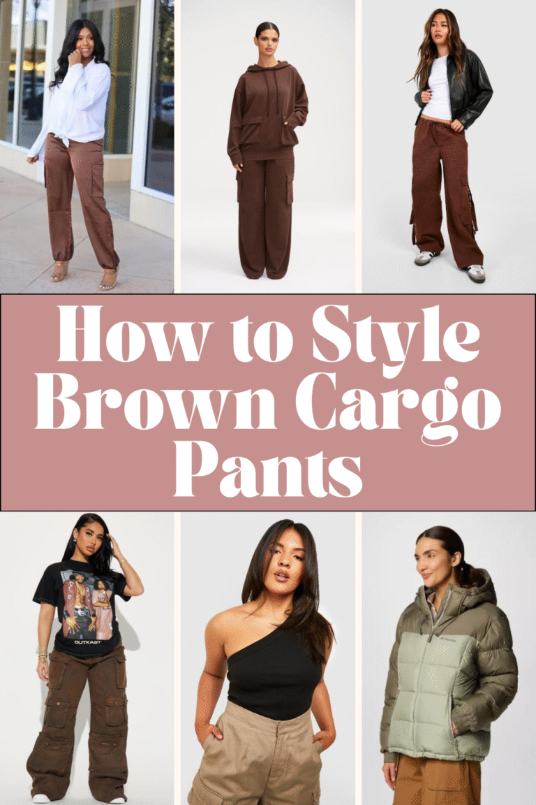 How to Style Brown Cargo Pants