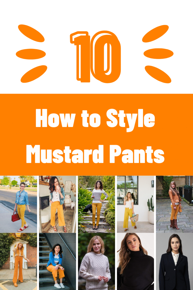 How to Style Mustard Pants