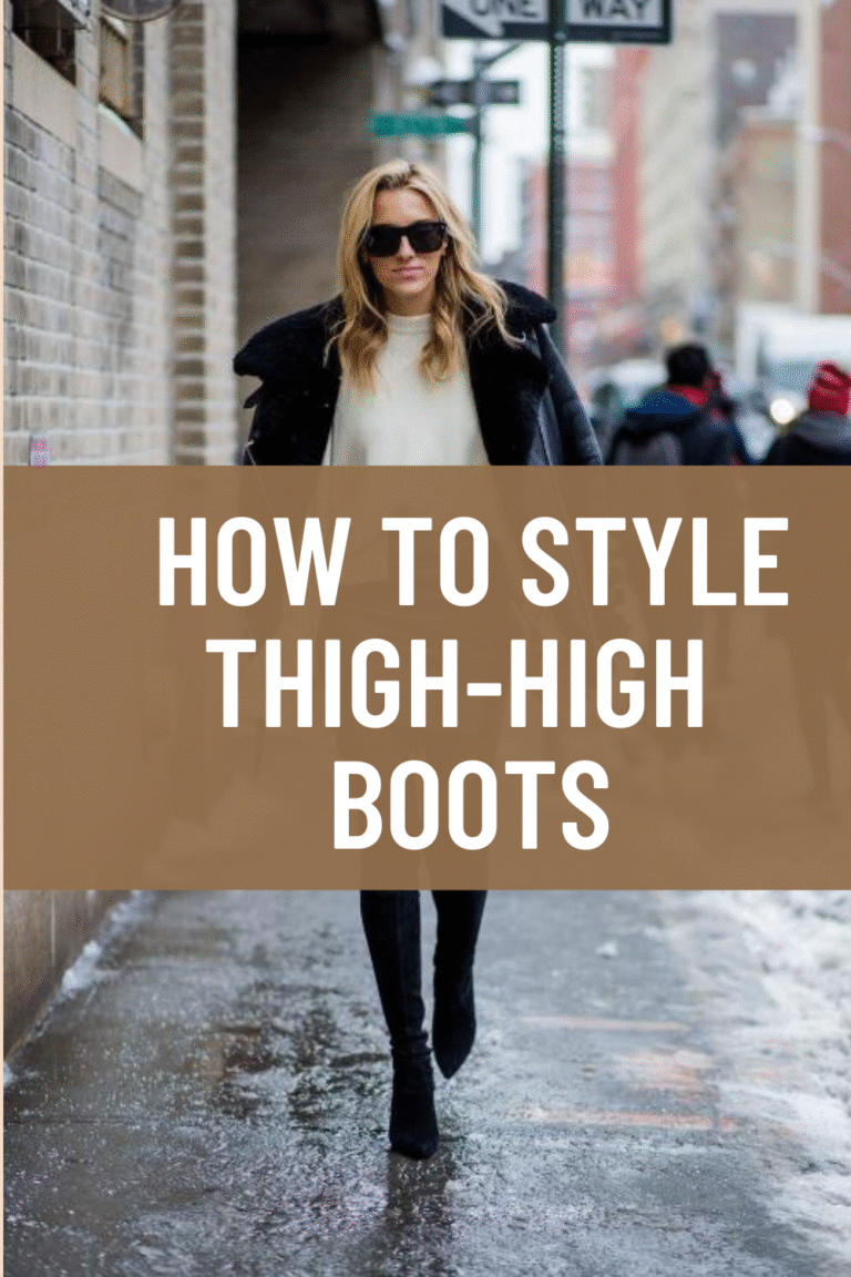 How to Style Thigh-High Boots