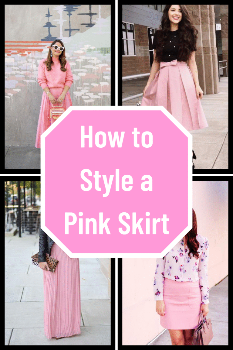 How to Style a Pink Skirt
