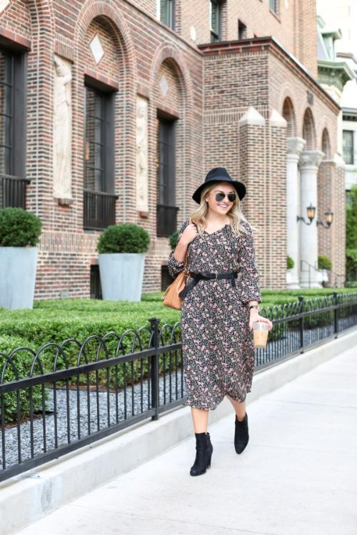 Mixed Styles with a Midi Dress