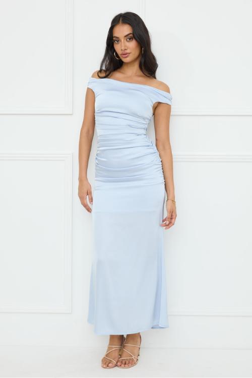 Off-the-Shoulder Maxi Dress