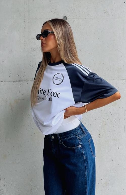 Team Jersey with Denim Jeans for a Classic Look