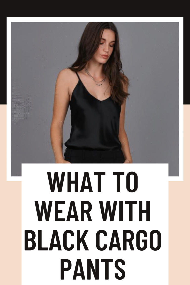 What to Wear with Black Cargo Pants