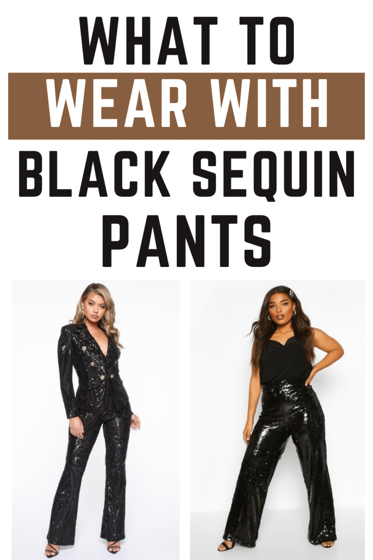 What to Wear with Black Sequin Pants