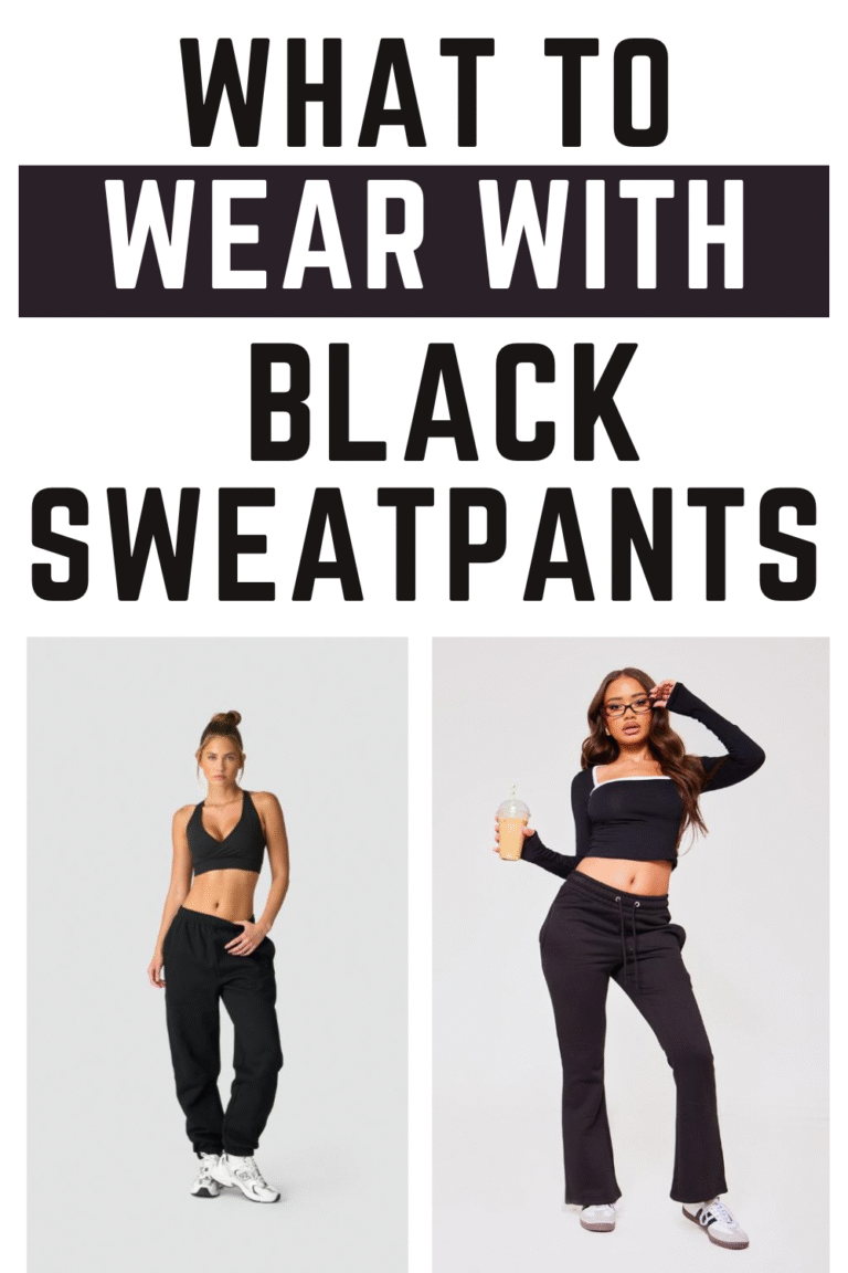What to Wear with Black Sweatpants