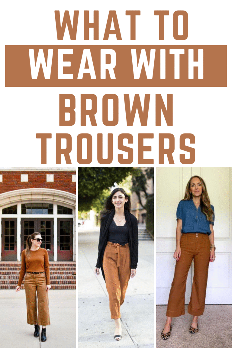What to Wear with Brown Trousers
