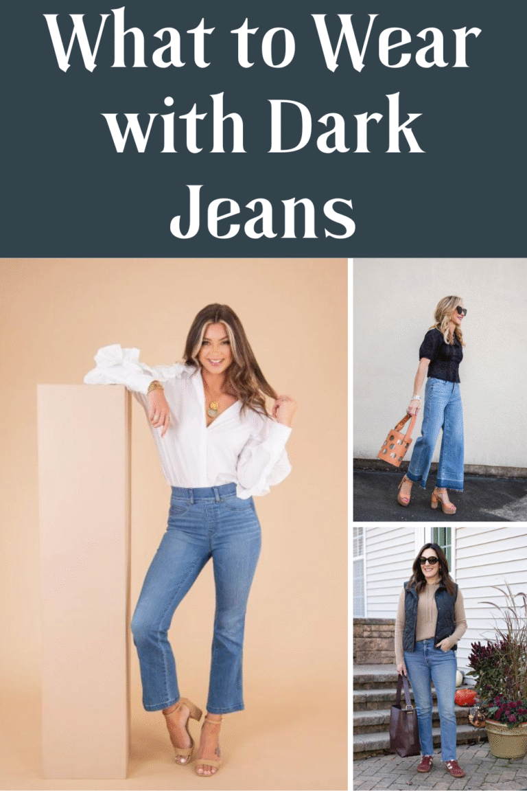 What to Wear with Dark Jeans