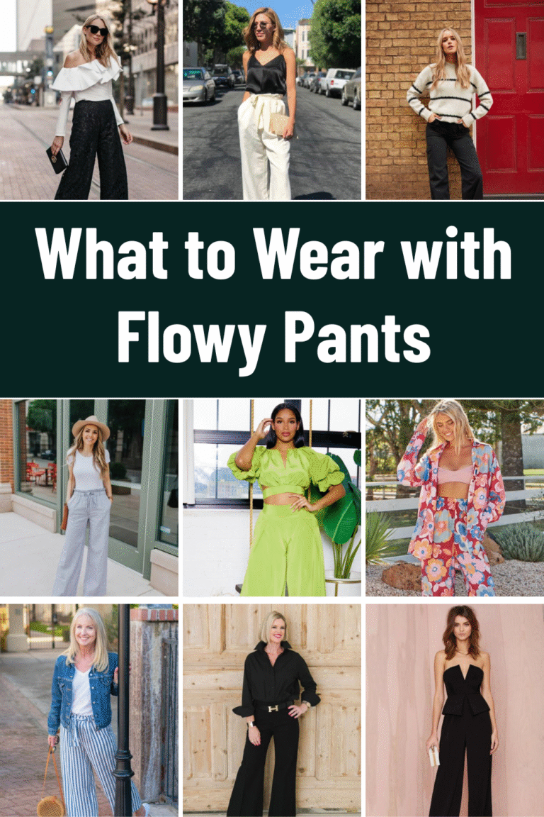 What to Wear with Flowy Pants