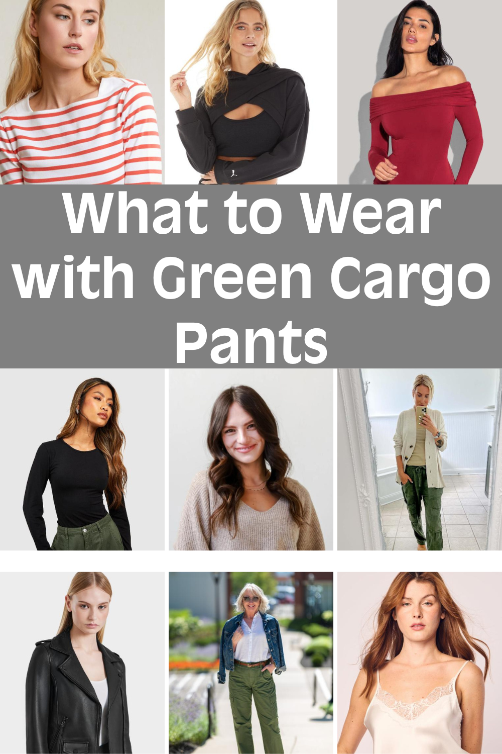 What to Wear with Green Cargo Pants