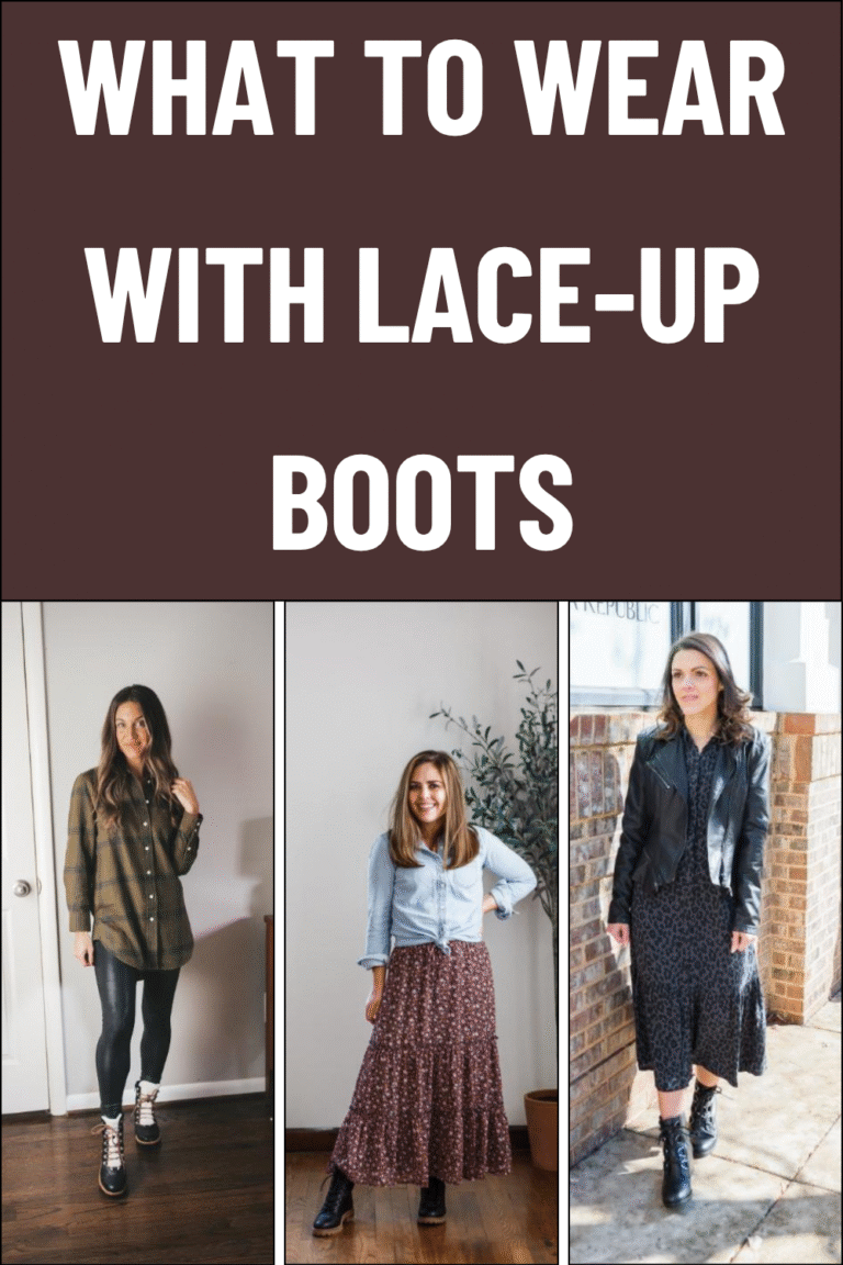 What to Wear with Lace-Up Boots