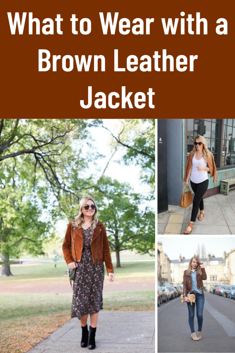 What to Wear with a Brown Leather Jacket