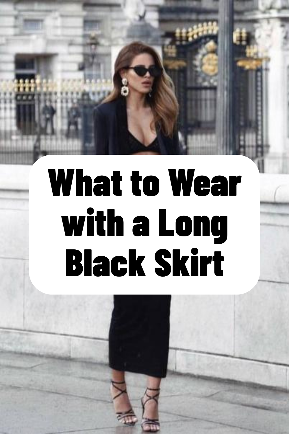 What to Wear with a Long Black Skirt