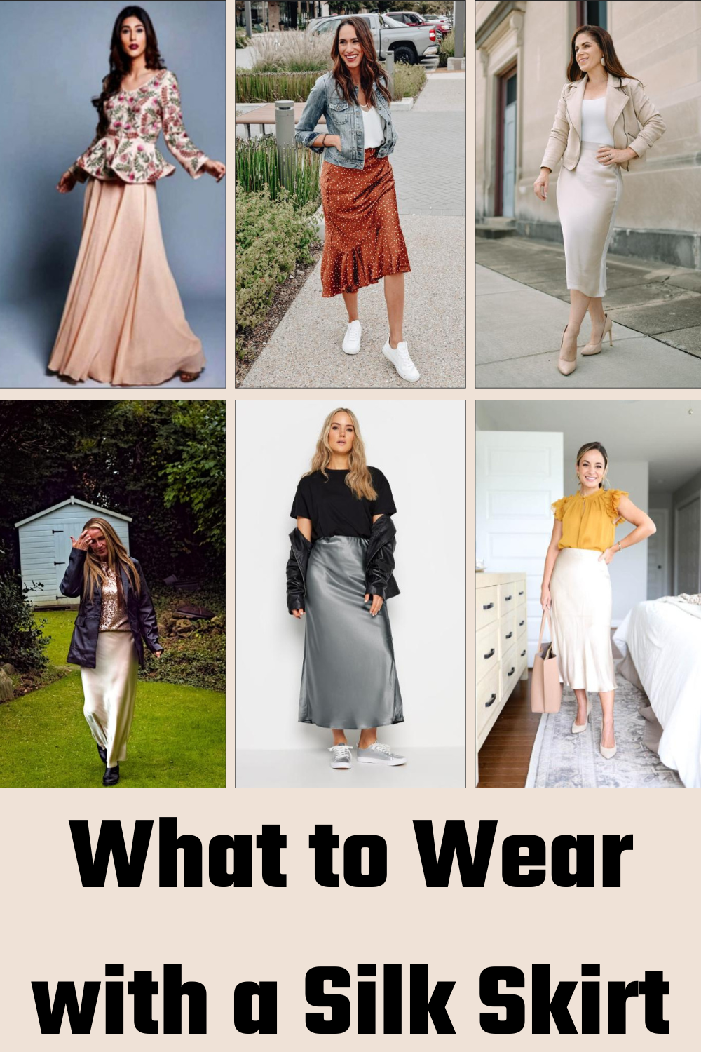 What to Wear with a Silk Skirt