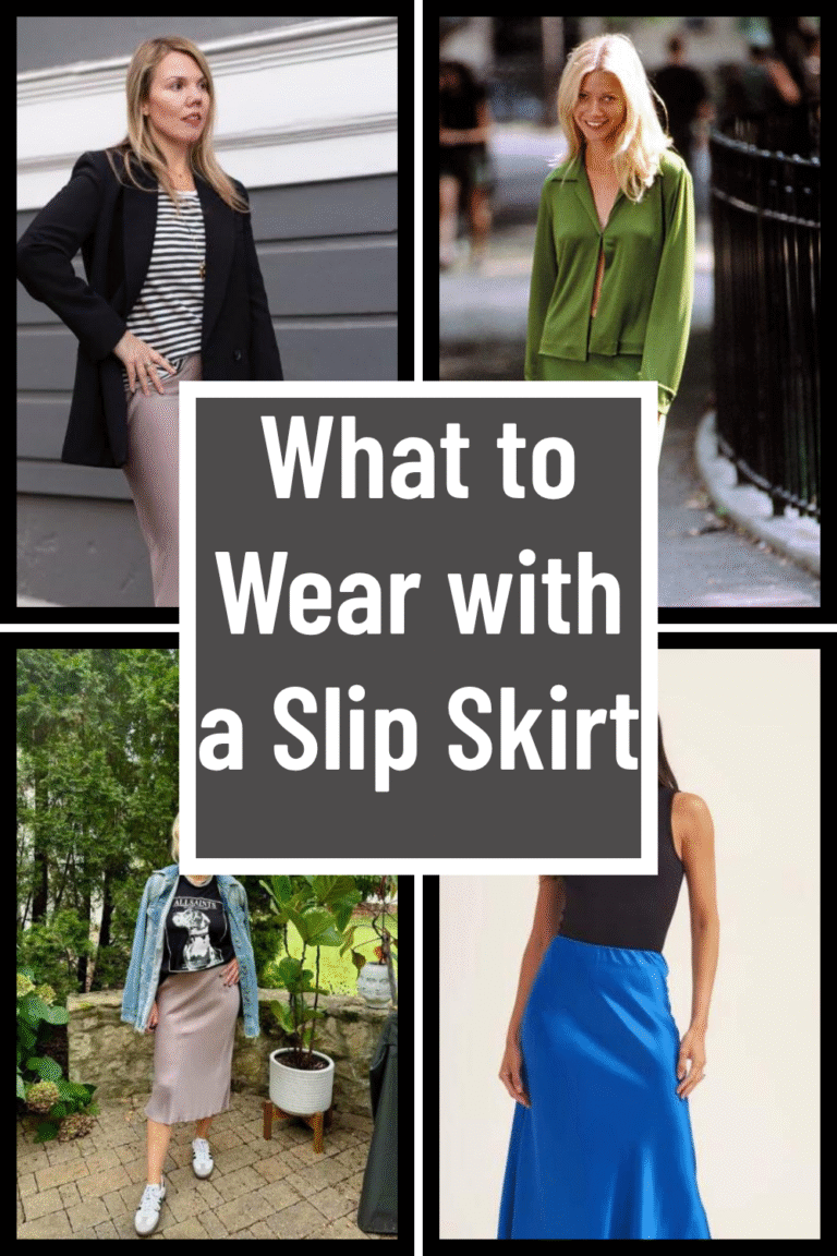 What to Wear with a Slip Skirt