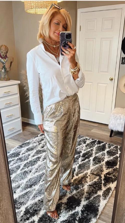 White Button-Down Shirt