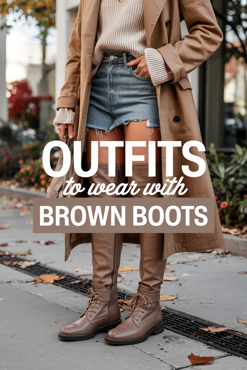 Outfits to Wear with Brown Boots